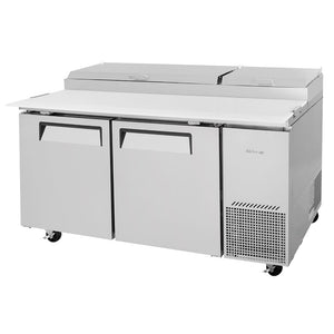 Turbo Air TPR-67SD-N 67" Super Deluxe Refrigerated Pizza Prep Table - JrcNYC