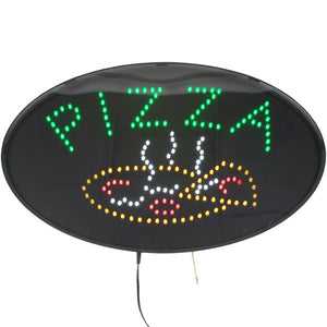 Choice 20 7/8" x 13" LED Pizza Sign With Two Display Modes - JrcNYC