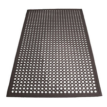 Load image into Gallery viewer, Winco RBM-35R Grease Proof Floor Mat w/ Beveled Edges, Rubber, 3 x 5 x .5&quot;, Red - JrcNYC