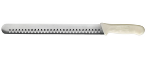Winco Wide Hollow Round Slicer Knife Stal Cutlery - JrcNYC