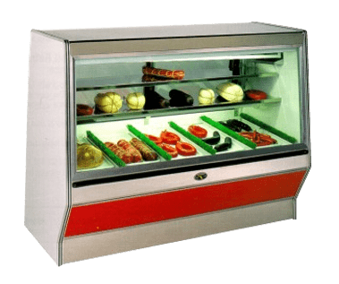 SF Series, Remote & Self-Contained, Straight Front Glass, Double Duty, Meat & Deli Merchandiser - JrcNYC