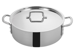Tri-Gen™ Tri-Ply Stainless Steel Brazier with Cover - JrcNYC
