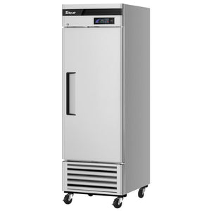 Turbo Air TSR-23SD-N6 Super Deluxe 27" Bottom Mounted Solid Door Reach-In Refrigerator with LED Lighting - JrcNYC