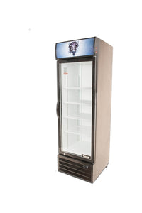 Bison BGM-15 1 Door Glass Reach-In Refrigerator - JrcNYC