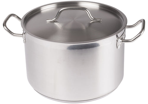 Stainless Steel Stock Pot with Cover - JrcNYC