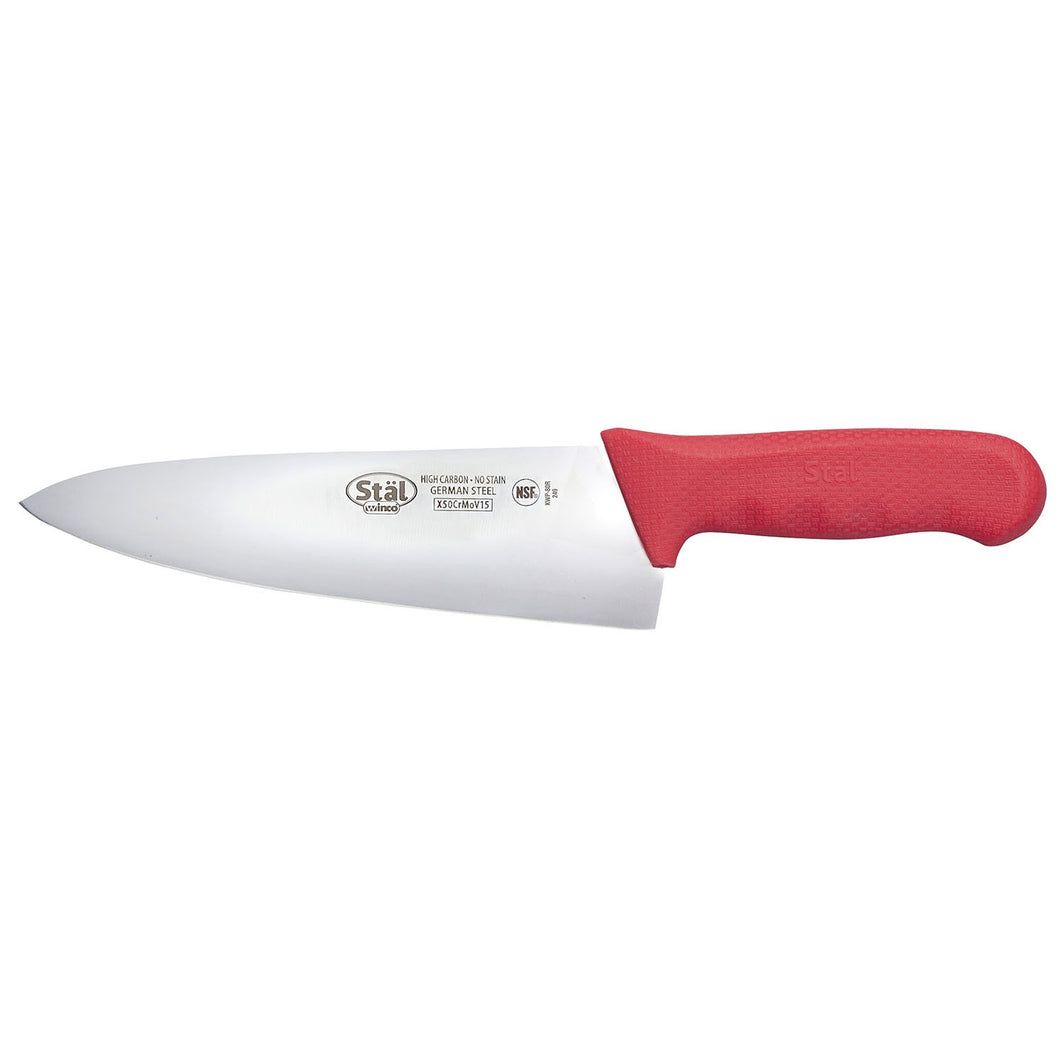 Winco Stäl Stamped Cutlery Chef's Knife Stainless Steel Blade - JrcNYC
