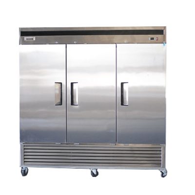 Bison Reach-In Refrigerator 3-Sect. 71.0 Cu. Ft. - BRR-71 - JrcNYC