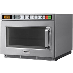 Panasonic NE-17521 Stainless Steel Commercial Microwave Oven - 208/230-240V, 1700W - JrcNYC