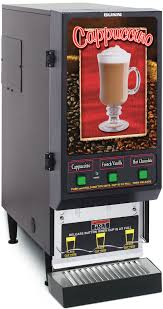 Bunn SET00.0197 FMD-3 BLK Fresh Mix Cappuccino / Espresso Machine Cafe Latte  Dispenser with 3