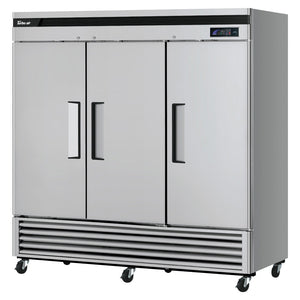 Turbo Air TSF-72SD-N Super Deluxe 82" Solid Door Reach-In Freezer with LED Lighting - JrcNYC