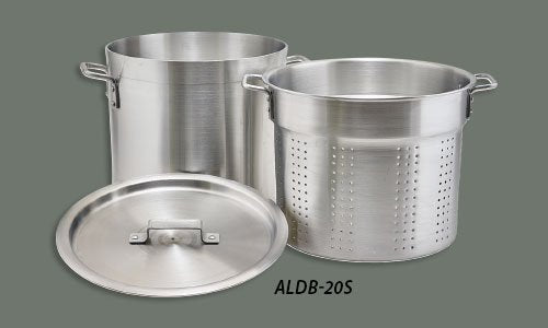 Winco Perforated Aluminum Pots & Steamers - JrcNYC