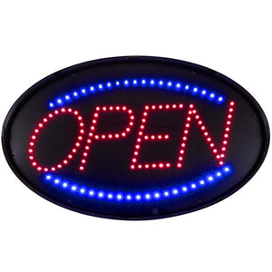 Choice 20 3/4" x 13" LED Open Sign With Four Display Modes - JrcNYC