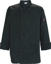 Load image into Gallery viewer, Long Sleeve Double Breasted Tapered Unisex Chef Coat UNF-6KL - JrcNYC